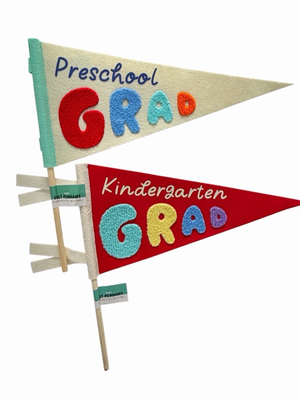 Target Preschool and Kindergarten Graduation Felt Pennant Flag